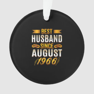 Ornamento Mulher Melhor Marido Desde agosto de 1966 - Engraç