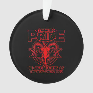 Ornamento Mulheres Satanás do Orgulho Satânico Satã de Ca