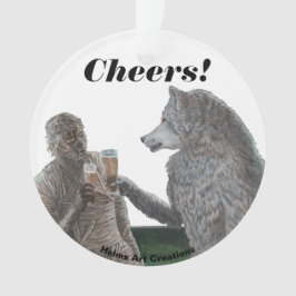 Ornamento Mummy Werewolf Beer Beer Fantasy Arylic Ornament