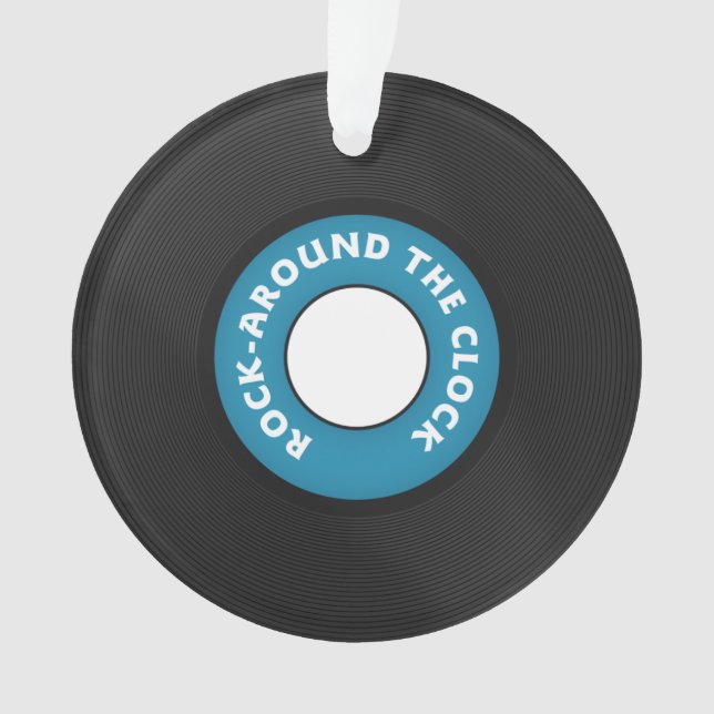 Ornamento Music Rock em torno do relógio - Ornaments_Only (Frente)