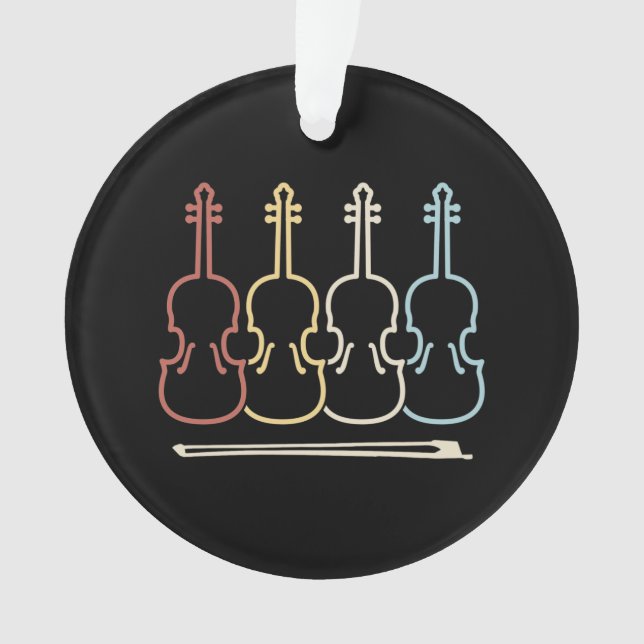 Ornamento Música Musical Violin (Frente)
