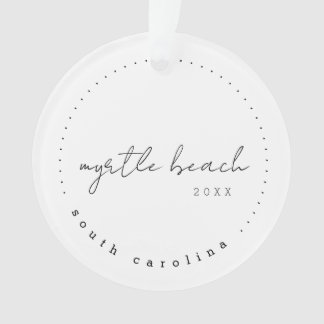 Ornamento Myrtle Beach South Carolina Viagem USA Simple