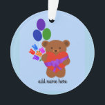 Ornamento nº 3 do Urso de Teddy Bonito<br><div class="desc">Belo Urso de Teddy #3</div>