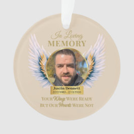 Ornamento Na Memória Adorável, Suas Asas Estavam Prontas Fot