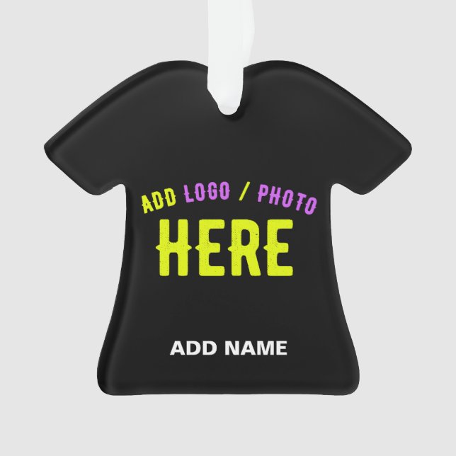 ORNAMENTO NA MODA MODERNO PERSONALIZÁVEL NEGRO VERIFICADO CO (Frente)