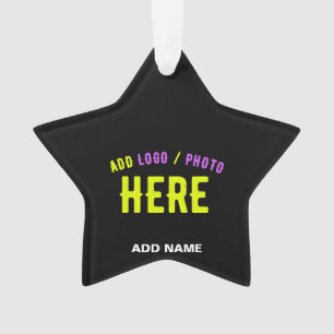 ORNAMENTO NA MODA MODERNO PERSONALIZÁVEL NEGRO VERIFICADO CO