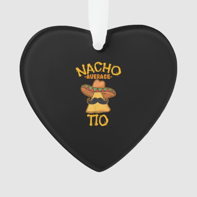 Ornamento Nacho Média Tio Mexicano Tio Cinco De Mayo (Frente)