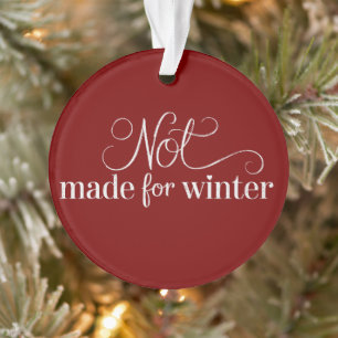 Ornamento Não Feito Para Inverno Temporada Aconchegante Nata