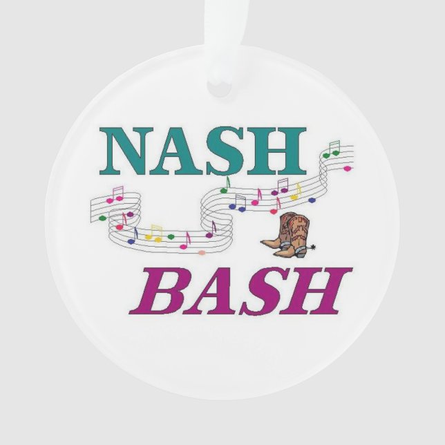 Ornamento Nashville Nash Bash Music (Frente)