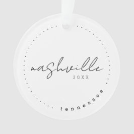 Ornamento Nashville, Tennessee TN Viagem Estados Unidos