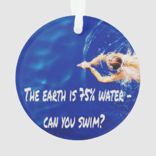 Ornamento Natação adorando Natação Piscina