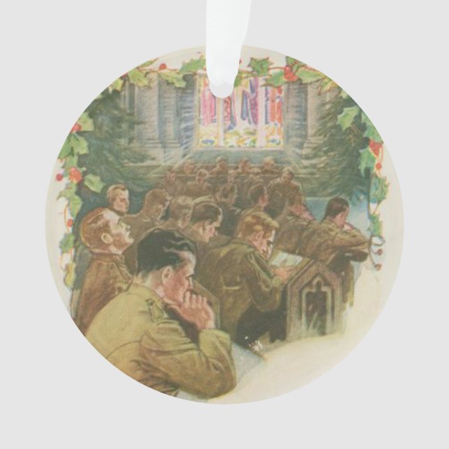 Ornamento Natal da Guerra Mundial (Frente)