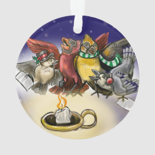 Ornamento Natal das aves de cozinha