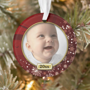 Ornamento Natal de 1rua de Red Frame Baby