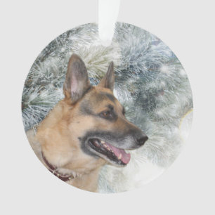 Ornamento Natal do german shepherd