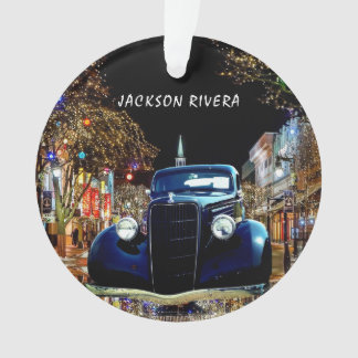 Ornamento Natal do Sedan Negro de 1930