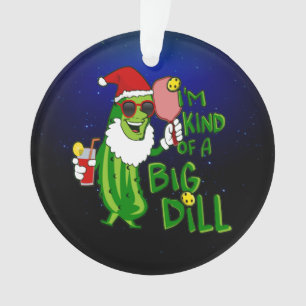 Ornamento Natal dos Papais noeis de Panfleball Big Dill