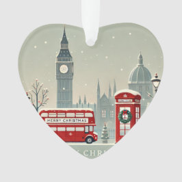 Ornamento Natal em Londres | Big Ben & Londres Festivo