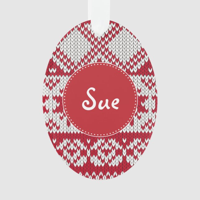 Ornamento Natal Knit (Frente)