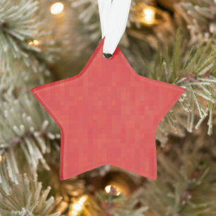 Ornamento Natal minúsculo e elegante estrela moderna e boni