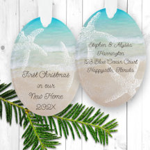 Natal Tropical Casa Nova Tema Costeiro