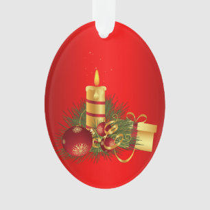 Ornamento Natal Vermelho