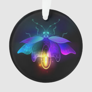 Ornamento Neon Firefly a preto