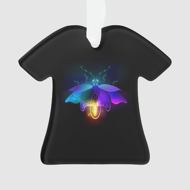 Ornamento Neon Firefly a preto (Frente)