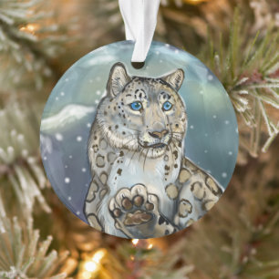 Ornamento Neve Leopard~ornamento