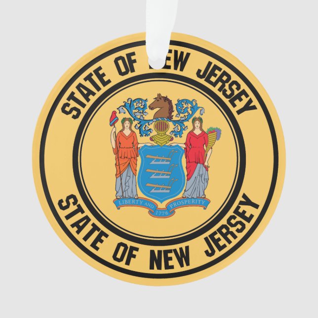 Ornamento New Jersey Round Emblem (Frente)