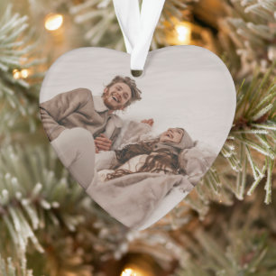 Ornamento Newlyweds First Christmas Elegant Script Modern