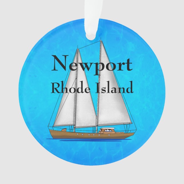 Ornamento Newport Rhode - ilha (Frente)