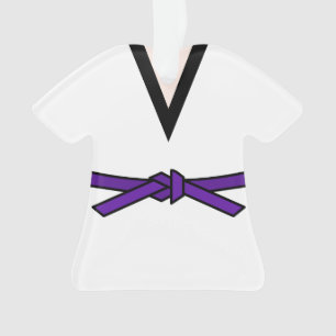 Ornamento Ninja No Treinamento Personalizado Do Belo Roxo