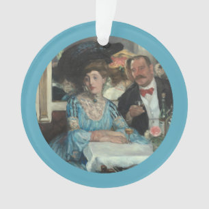 Ornamento No Restaurante Mouquins NY - William Glackens
