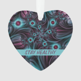 Ornamento No texto de arte frontal cor-de-rosa Abstrato azul