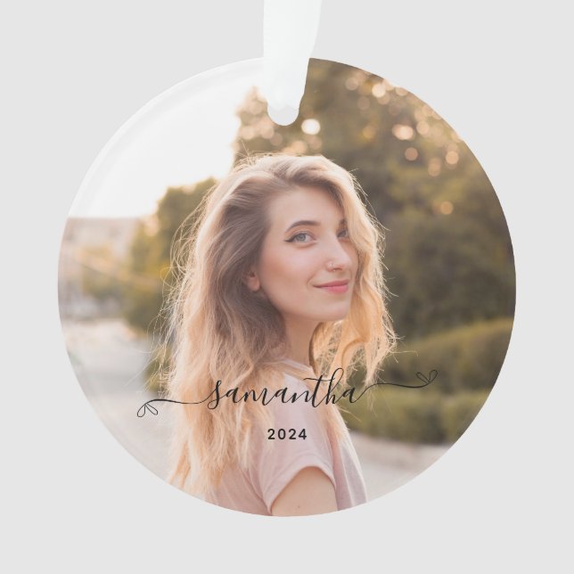 Ornamento Nome da Assinatura do Arco de Cubo (Frente)