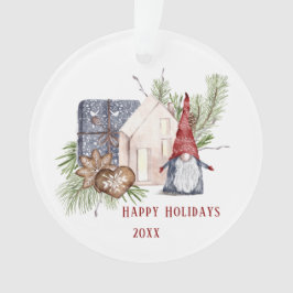 Ornamento Nome dos Feriados Nórdicos do Gnomo de Natal