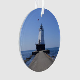 Ornamento North Pierhead Lighthouse, Ludington, MI Acrylic