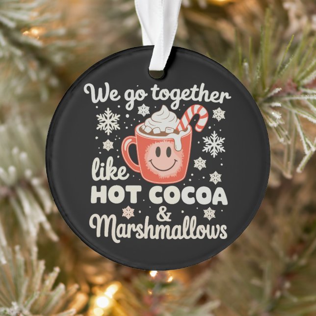 Ornamento Nós Combinamos Juntos Como Marshmallows de Cacau Q (Árvore)