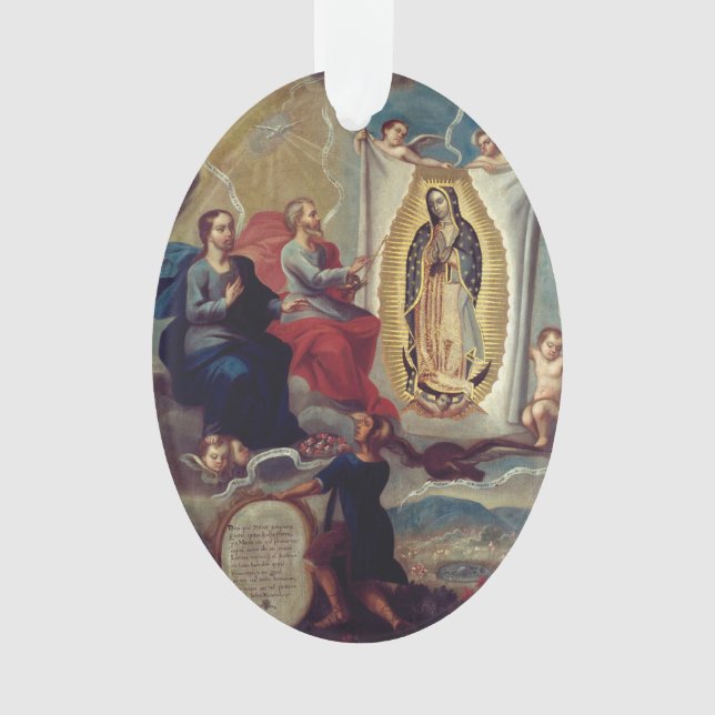 Ornamento Nossa Senhora de Guadalupe | Lembrança Religiosa (Frente)