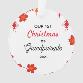 Ornamento Nosso Primeiro Natal como Avós