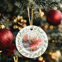 Nosso Primeiro Natal como Avós Foto Folhagem
