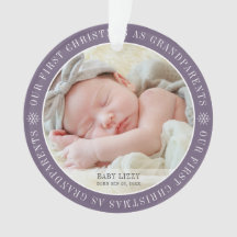 Nosso Primeiro Natal Como Avós Foto Moderna