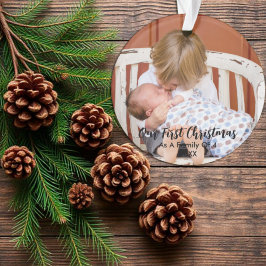 Ornamento Nosso Primeiro Natal Como Família 4