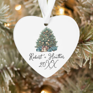 Ornamento Nosso Primeiro Natal Juntos Casais Git Keepsawn