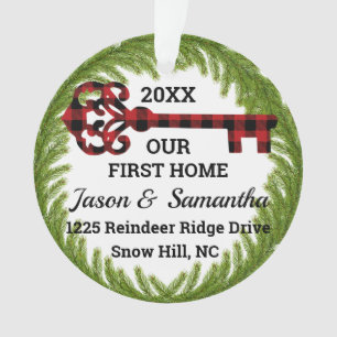 Ornamento Nosso Primeiro Pedido de Casa