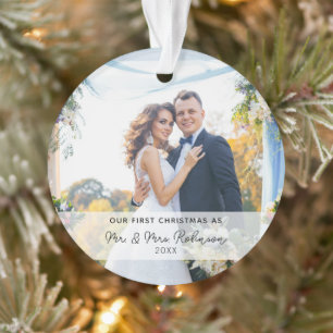 Ornamento Nosso primeiro pedido de fotos de Natal