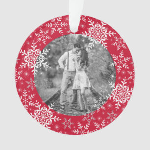 Ornamento Nossos flocos de neve casados primeiro Natal no