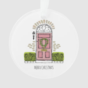 Ornamento Nova Arte Doméstica Nome de Natal Merry Endereço