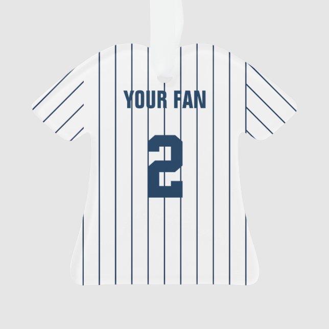 Ornamento Nova York American Baseball Jersey Ornament (Frente)